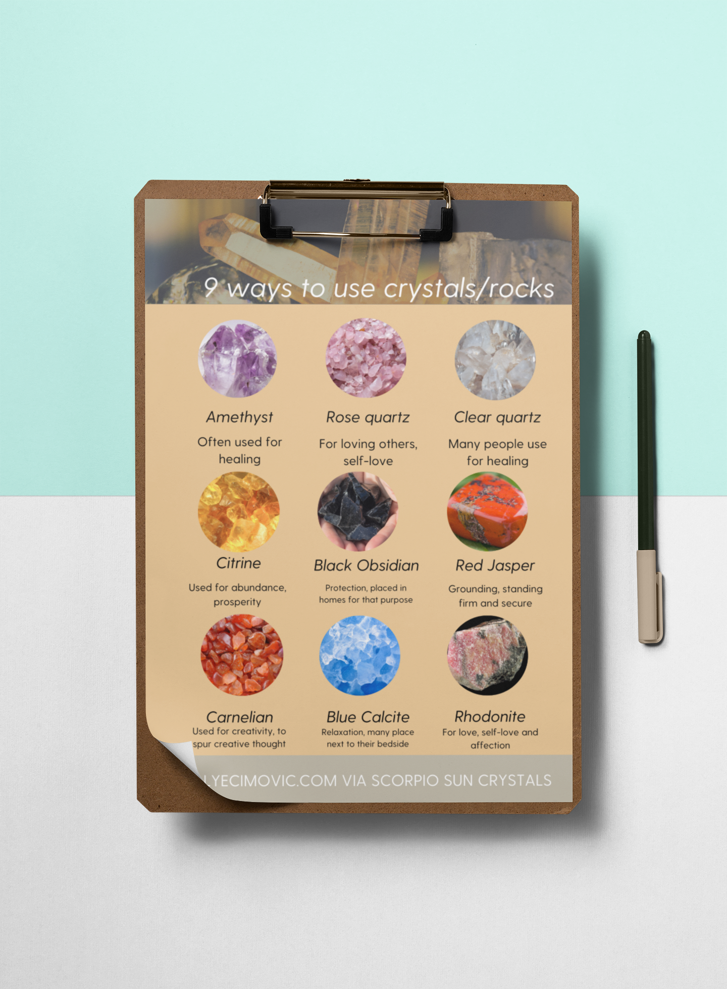 Crystal uses for daily routine
